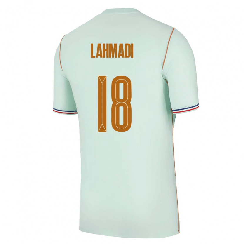 Danxen Kid France Noah Lahmadi #18 Green Gold Away Jersey 26-28 T-Shirt