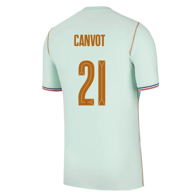 Danxen Kid France Jaydee Canvot #21 Green Gold Away Jersey 26-28 T-Shirt