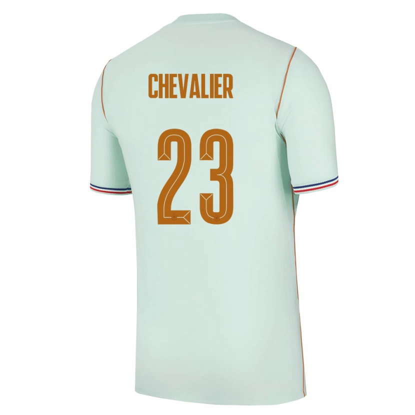 Danxen Kid France Lucas Chevalier #23 Green Gold Away Jersey 26-28 T-Shirt