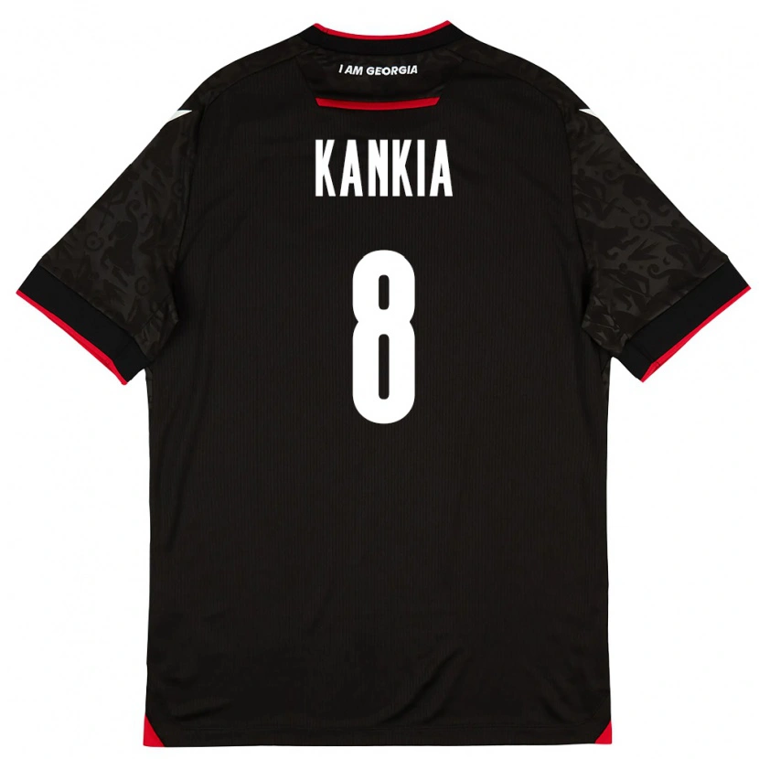 Danxen Kid Georgia Lizzie Kankia #8 Black White Red Away Jersey 26-28 T-Shirt