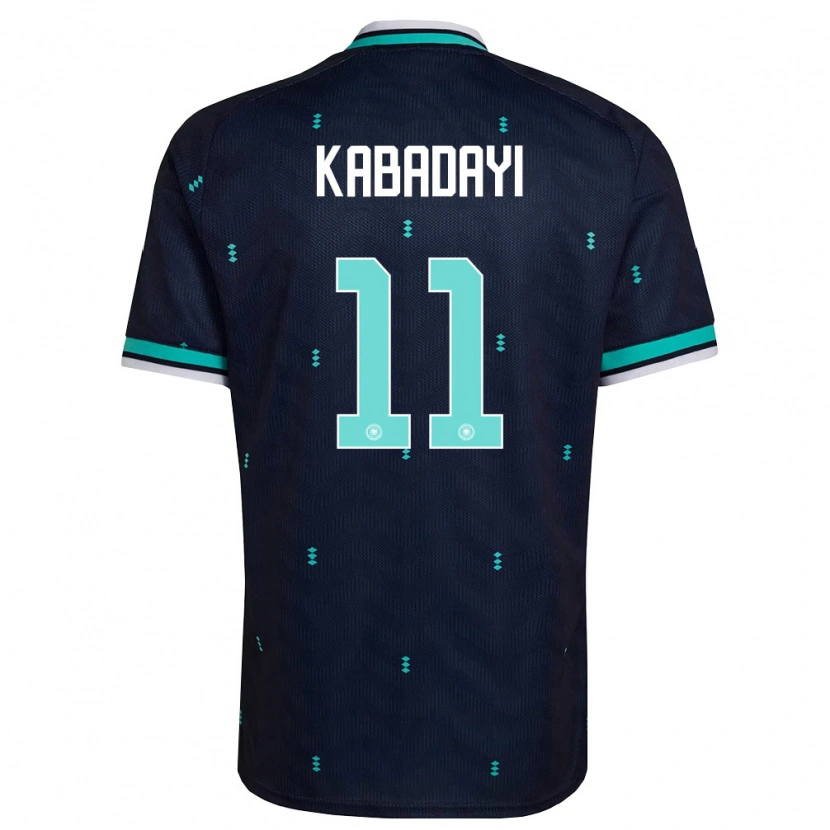 Danxen Kid Germany Yusuf Kabadayi #11 Navy Sky Blue White Away Jersey 26-28 T-Shirt