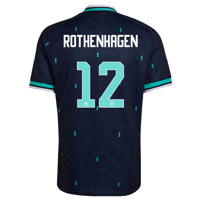Danxen Kid Germany Lio Rothenhagen #12 Navy Sky Blue White Away Jersey 26-28 T-Shirt