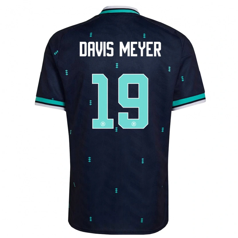 Danxen Kid Germany John Davis Meyer #19 Navy Sky Blue White Away Jersey 26-28 T-Shirt