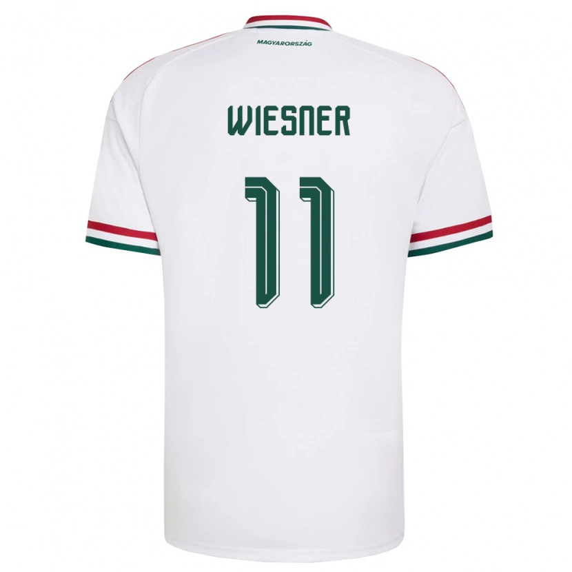 Danxen Kid Hungary Balázs Wiesner #11 White Red Green Away Jersey 26-28 T-Shirt