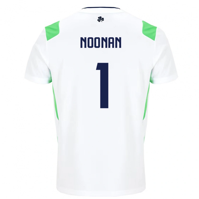 Danxen Kid Ireland Alex Noonan #1 White Light Green Away Jersey 26-28 T-Shirt