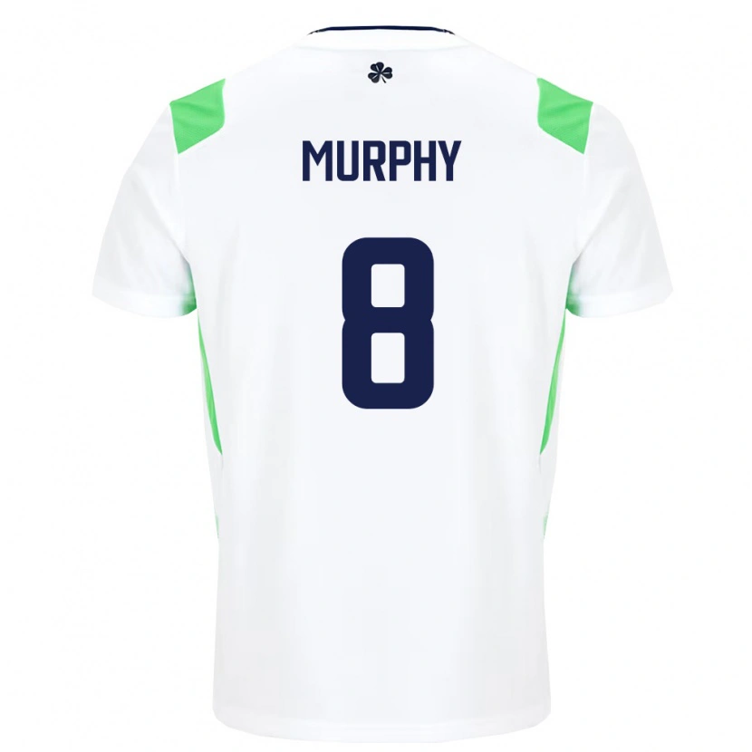 Danxen Kid Ireland Adam Murphy #8 White Light Green Away Jersey 26-28 T-Shirt