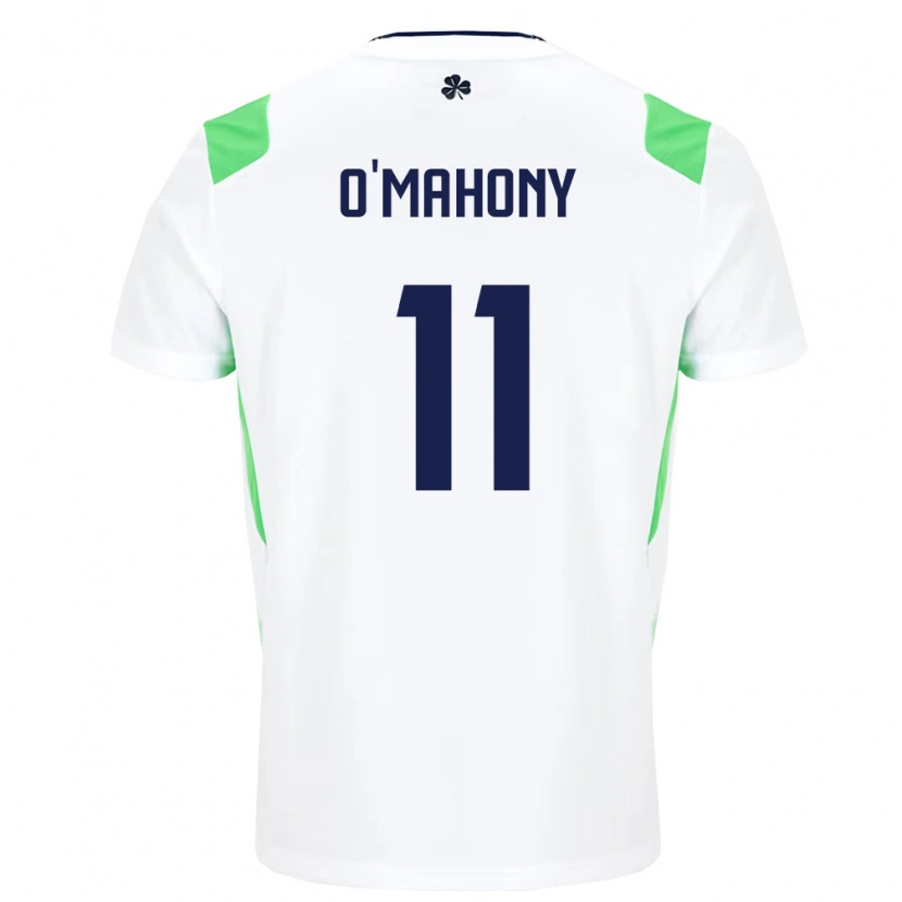 Danxen Kid Ireland Éabha O'mahony #11 White Light Green Away Jersey 26-28 T-Shirt