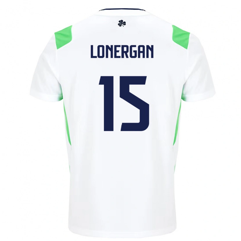 Danxen Kid Ireland Tommy Lonergan #15 White Light Green Away Jersey 26-28 T-Shirt