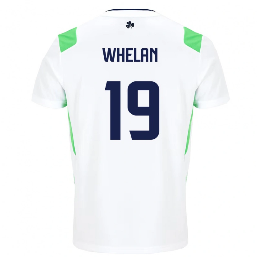Danxen Kid Ireland Emily Whelan #19 White Light Green Away Jersey 26-28 T-Shirt