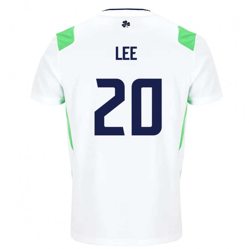Danxen Kid Ireland Kian Lee #20 White Light Green Away Jersey 26-28 T-Shirt