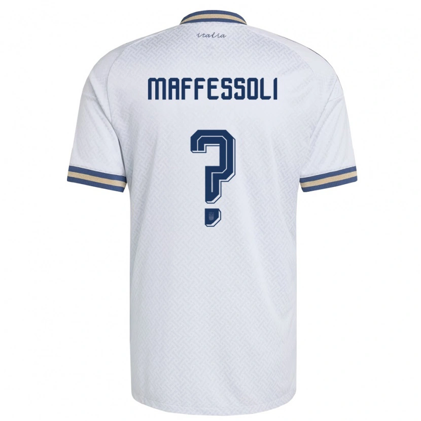 Danxen Kid Italy Manuel Maffessoli #0 Off-White Navy Gold Away Jersey 26-28 T-Shirt