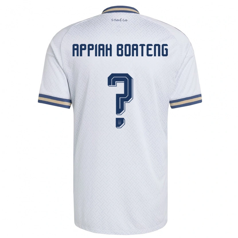 Danxen Kid Italy Matthew Appiah Boateng #0 Off-White Navy Gold Away Jersey 26-28 T-Shirt