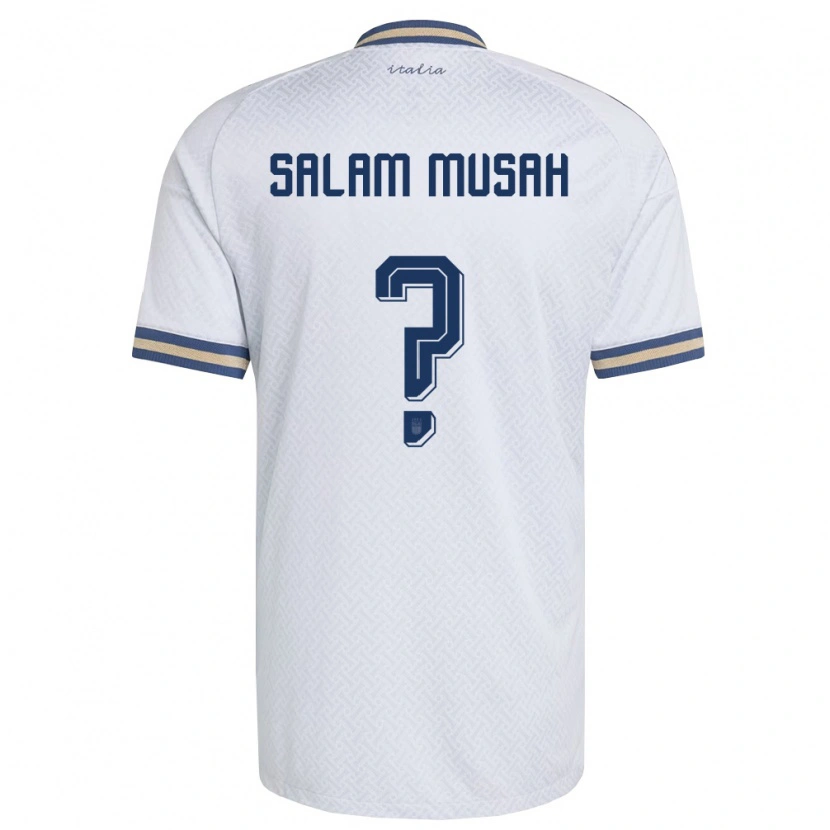 Danxen Kid Italy Abdl Salam Musah #0 Off-White Navy Gold Away Jersey 26-28 T-Shirt