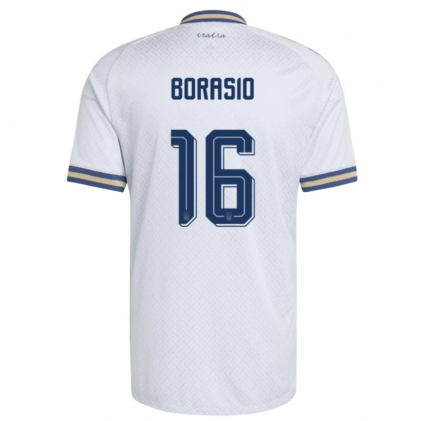 Danxen Kid Italy Benit Borasio #16 Off-White Navy Gold Away Jersey 26-28 T-Shirt