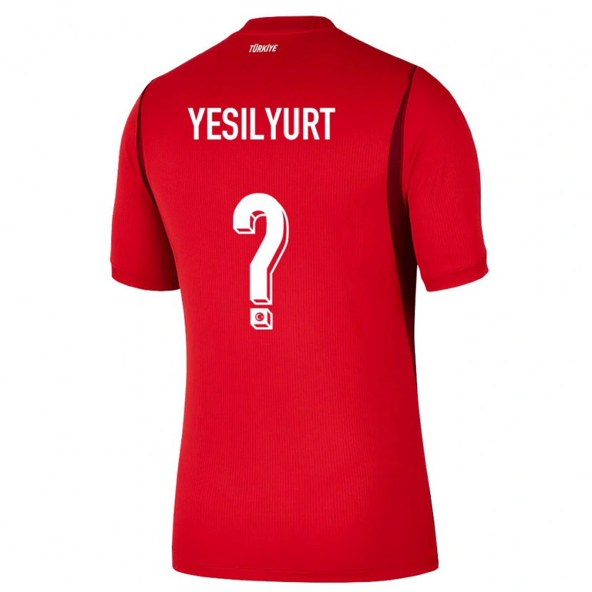 Danxen Men Turkey Adem Yeşilyurt #0 Red Burgundy Home Jersey 26-28 T-Shirt