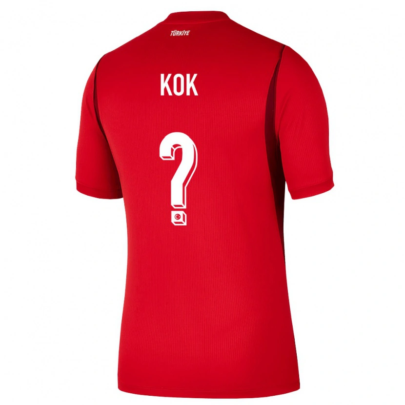 Danxen Men Turkey Serhan Kök #0 Red Burgundy Home Jersey 26-28 T-Shirt