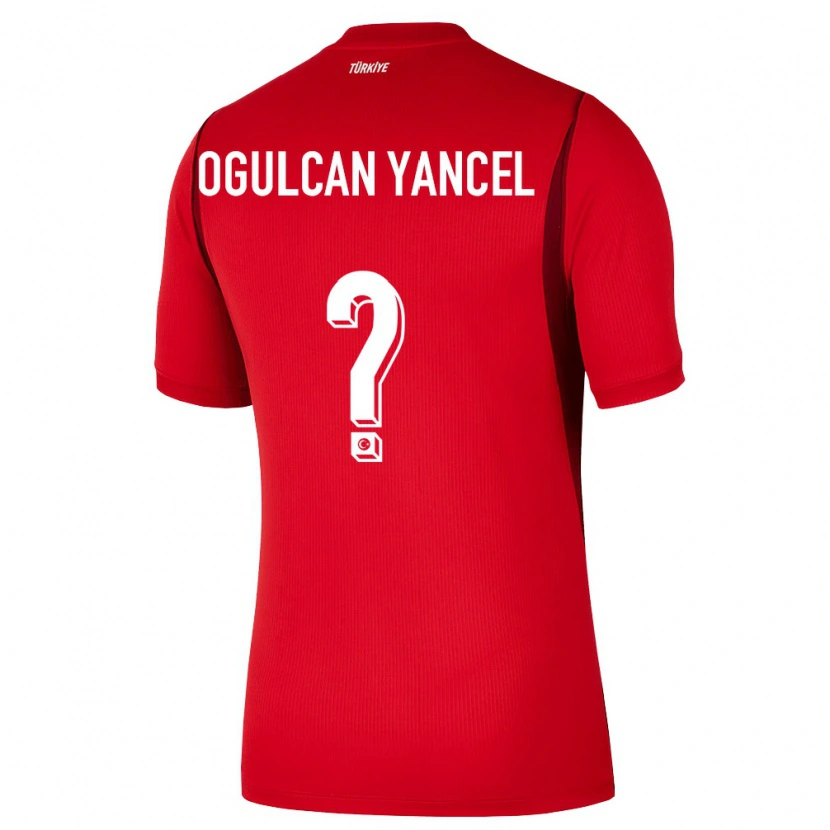 Danxen Men Turkey Necati Oğulcan Yançel #0 Red Burgundy Home Jersey 26-28 T-Shirt
