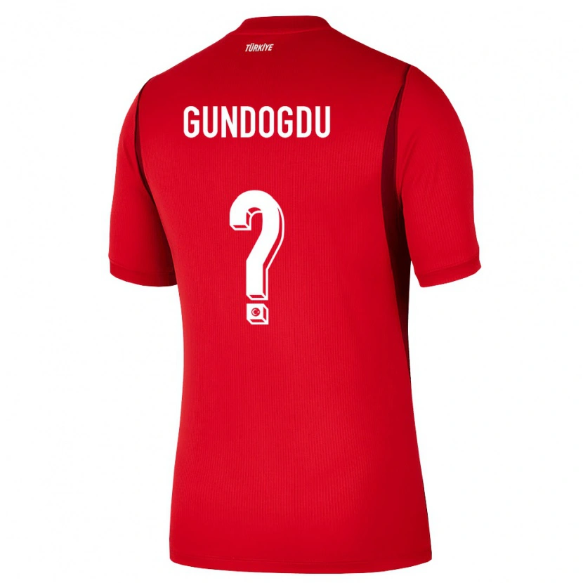Danxen Men Turkey Kevser Gündoğdu #0 Red Burgundy Home Jersey 26-28 T-Shirt