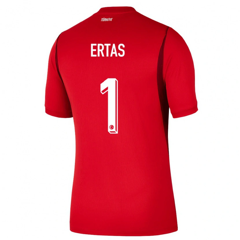Danxen Men Turkey Deniz Ertaş #1 Red Burgundy Home Jersey 26-28 T-Shirt