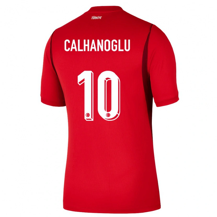Danxen Men Turkey Hakan Çalhanoğlu #10 Red Burgundy Home Jersey 26-28 T-Shirt