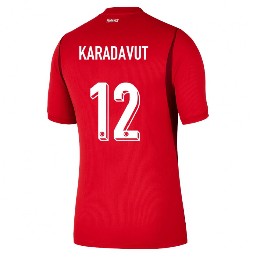 Danxen Men Turkey Ayaz Karadavut #12 Red Burgundy Home Jersey 26-28 T-Shirt