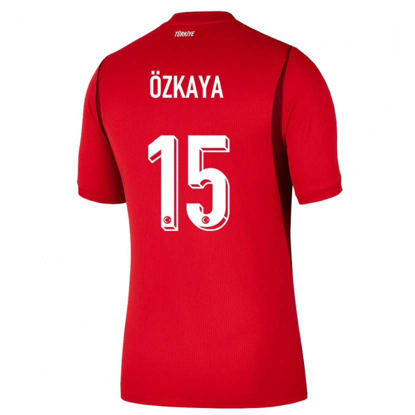 Danxen Men Turkey Cengizhan Özkaya #15 Red Burgundy Home Jersey 26-28 T-Shirt