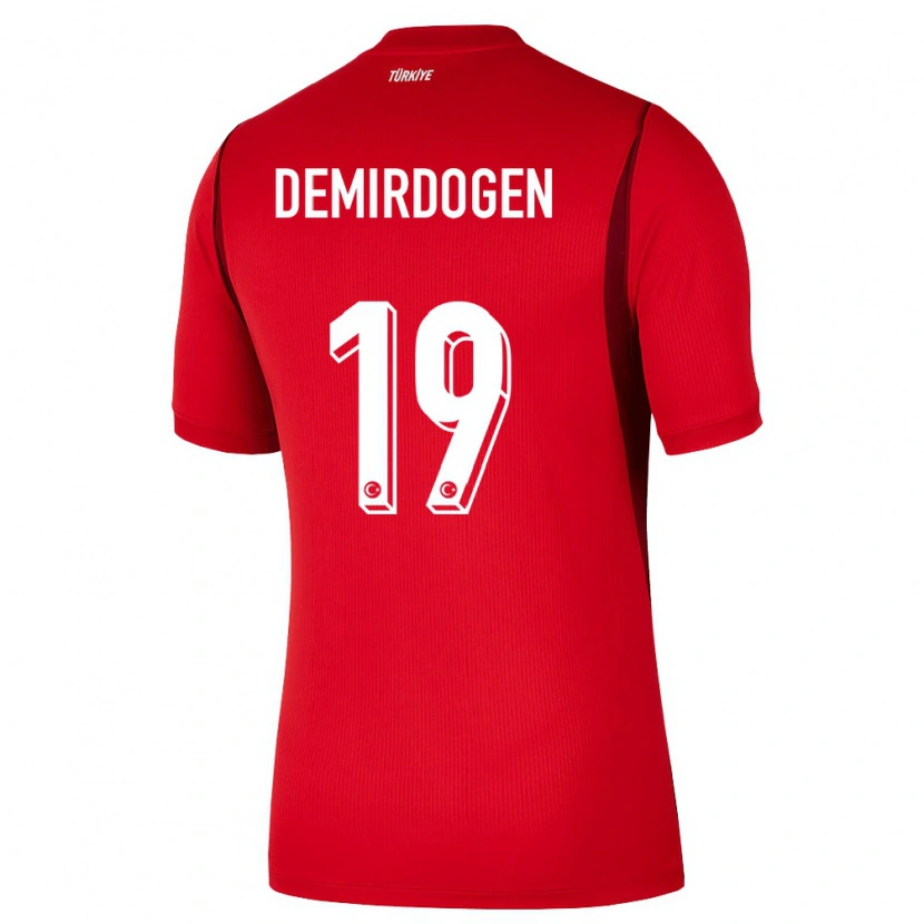 Danxen Men Turkey Neslihan Demirdögen #19 Red Burgundy Home Jersey 26-28 T-Shirt