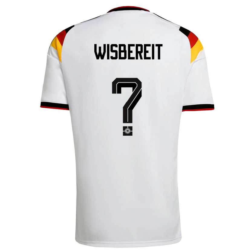 Danxen Men Germany Tom Wisbereit #0 White Black Red Home Jersey 26-28 T-Shirt