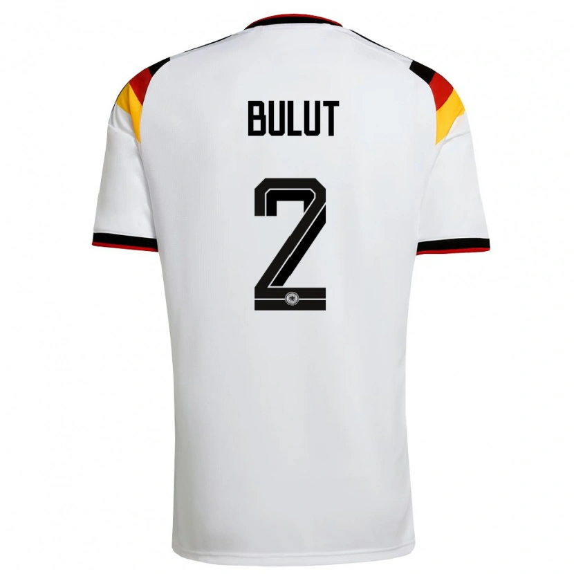 Danxen Men Germany Taylan Bulut #2 White Black Red Home Jersey 26-28 T-Shirt