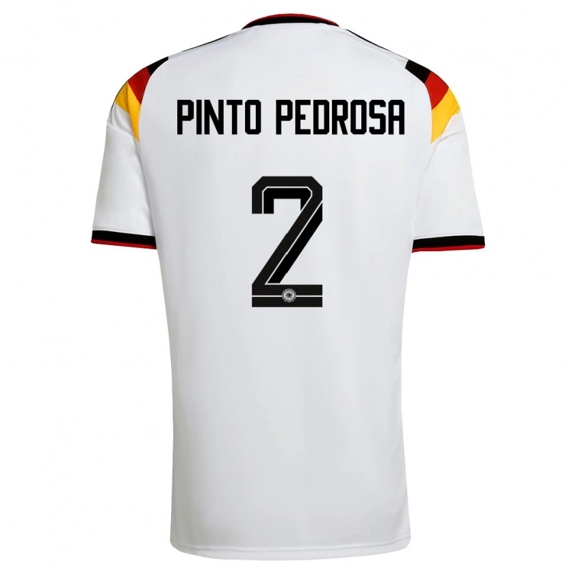 Danxen Men Germany Rafael Pinto Pedrosa #2 White Black Red Home Jersey 26-28 T-Shirt