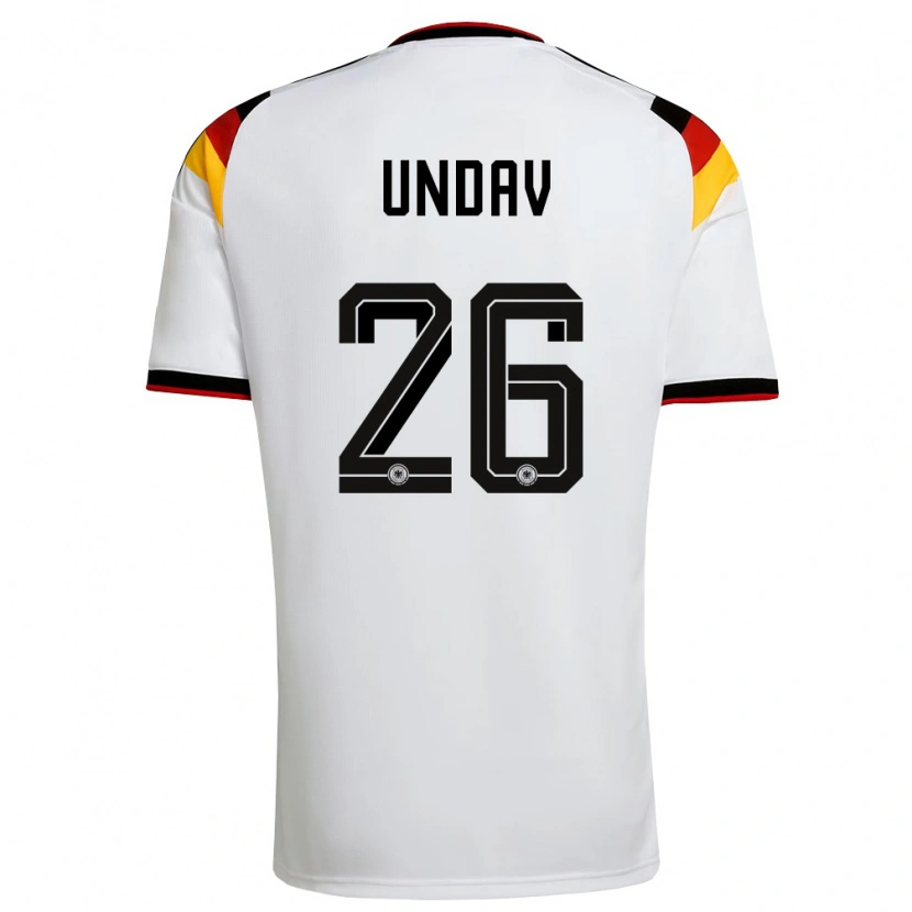 Danxen Men Germany Deniz Undav #26 White Black Red Home Jersey 26-28 T-Shirt