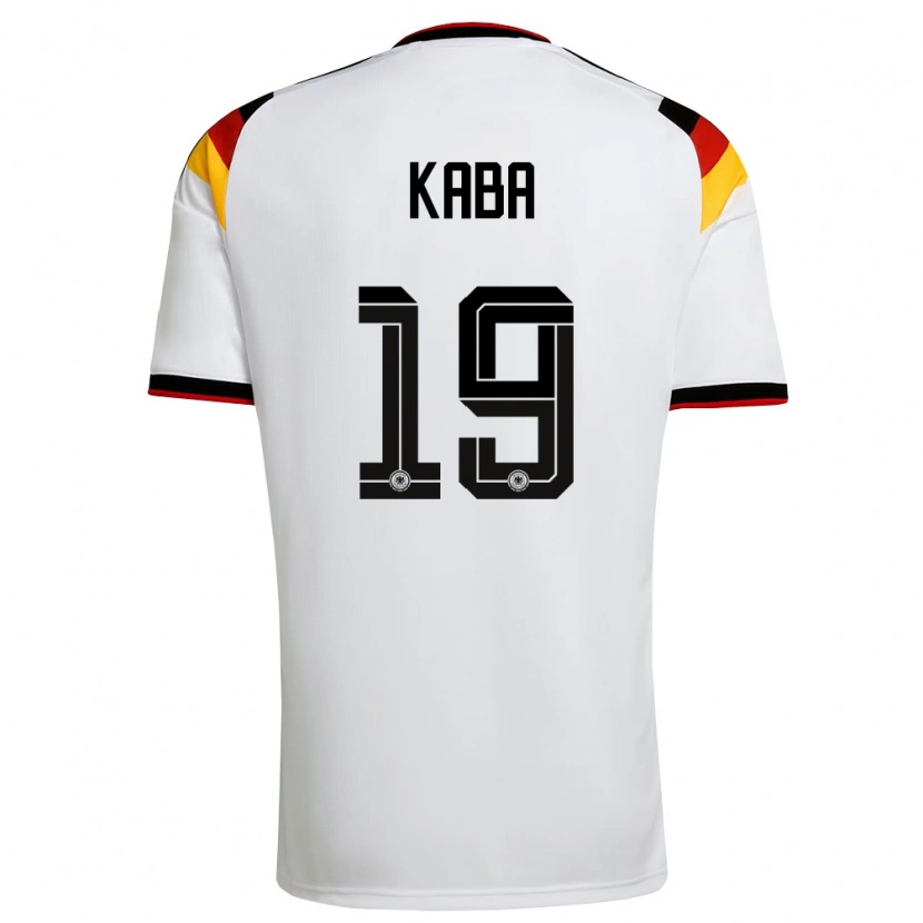 Danxen Men Germany Wissou Kaba #19 White Black Red Home Jersey 26-28 T-Shirt