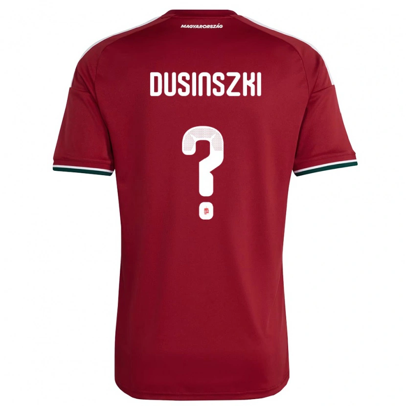Danxen Men Hungary Szabolcs Dusinszki #0 Red White Green Home Jersey 26-28 T-Shirt