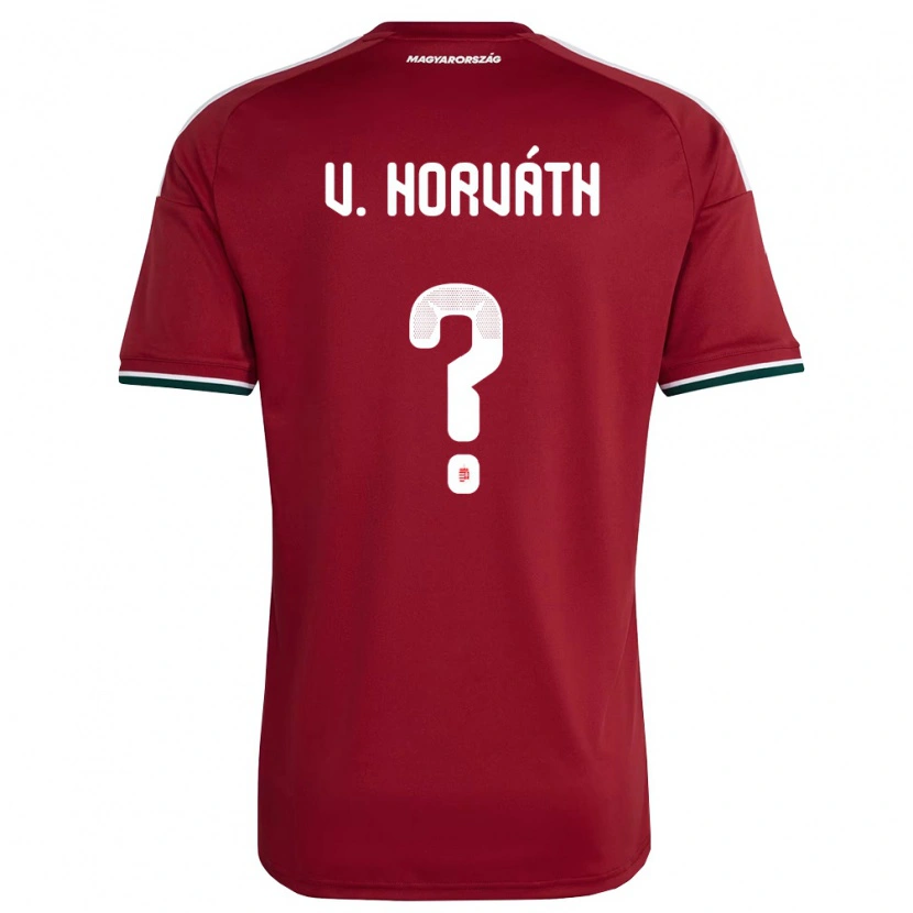 Danxen Men Hungary Valentin Horváth #0 Red White Green Home Jersey 26-28 T-Shirt