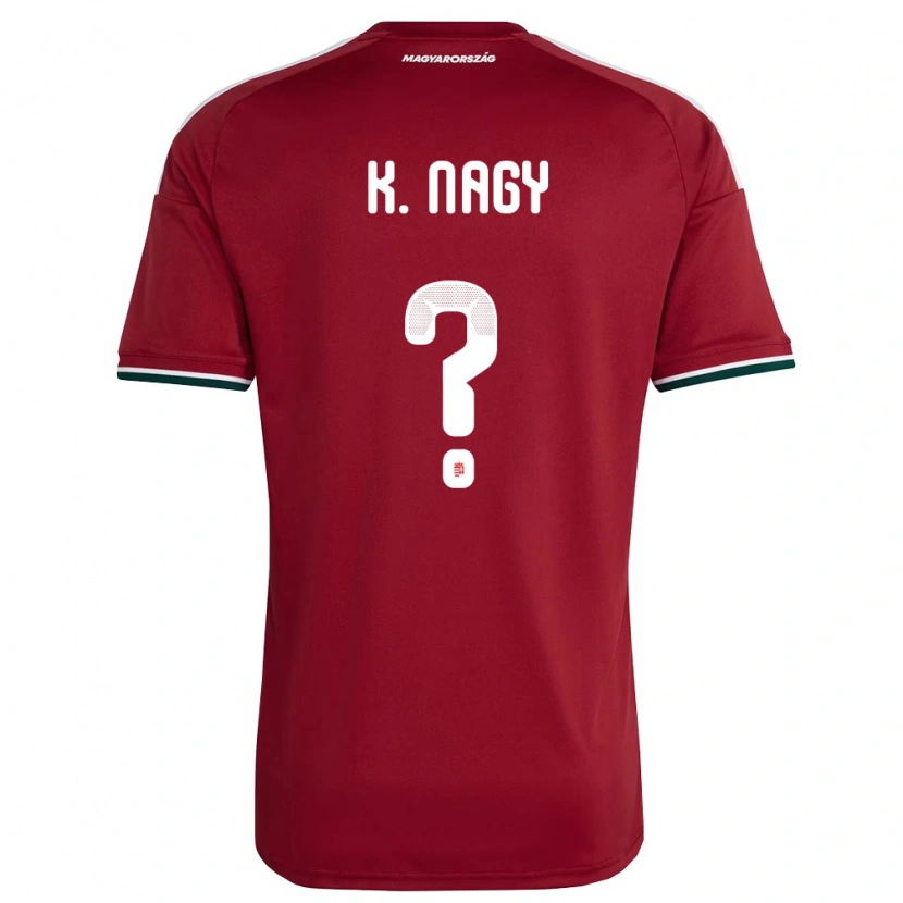 Danxen Men Hungary Kristóf Nagy #0 Red White Green Home Jersey 26-28 T-Shirt