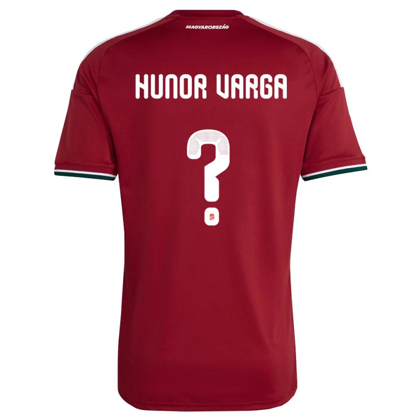 Danxen Men Hungary Hunor Varga #0 Red White Green Home Jersey 26-28 T-Shirt