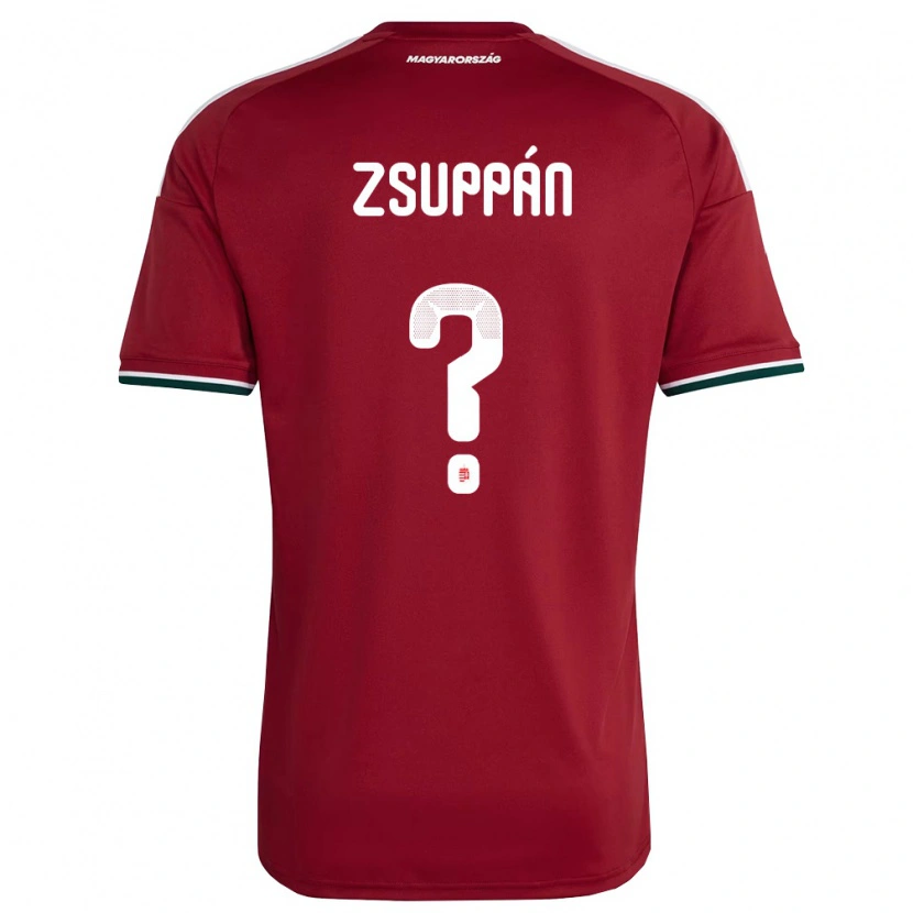 Danxen Men Hungary Kornél Zsuppán #0 Red White Green Home Jersey 26-28 T-Shirt