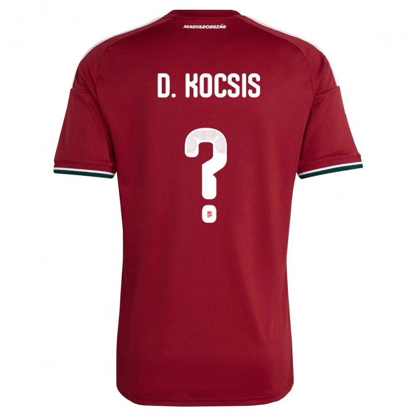 Danxen Men Hungary Dominik Kocsis #0 Red White Green Home Jersey 26-28 T-Shirt