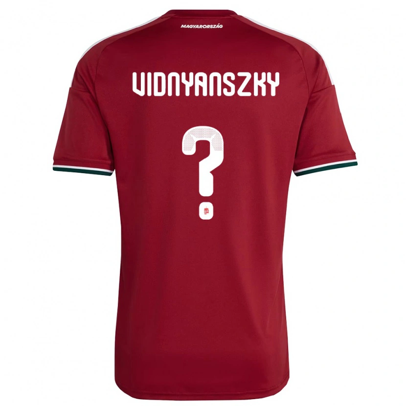 Danxen Men Hungary Mátyás Vidnyánszky #0 Red White Green Home Jersey 26-28 T-Shirt