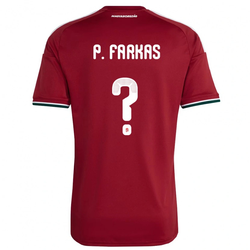 Danxen Men Hungary Patrik Farkas #0 Red White Green Home Jersey 26-28 T-Shirt