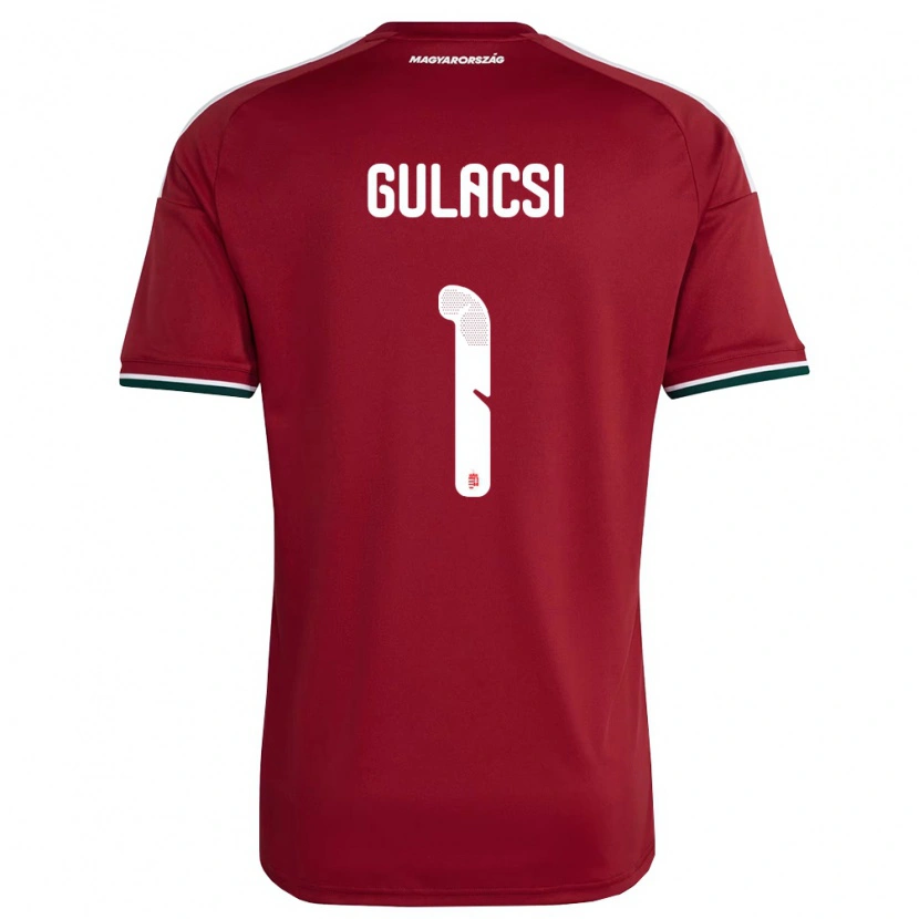 Danxen Men Hungary Péter Gulácsi #1 Red White Green Home Jersey 26-28 T-Shirt