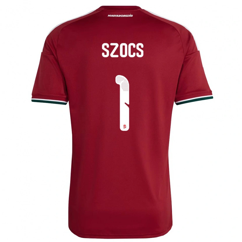 Danxen Men Hungary Réka Szőcs #1 Red White Green Home Jersey 26-28 T-Shirt