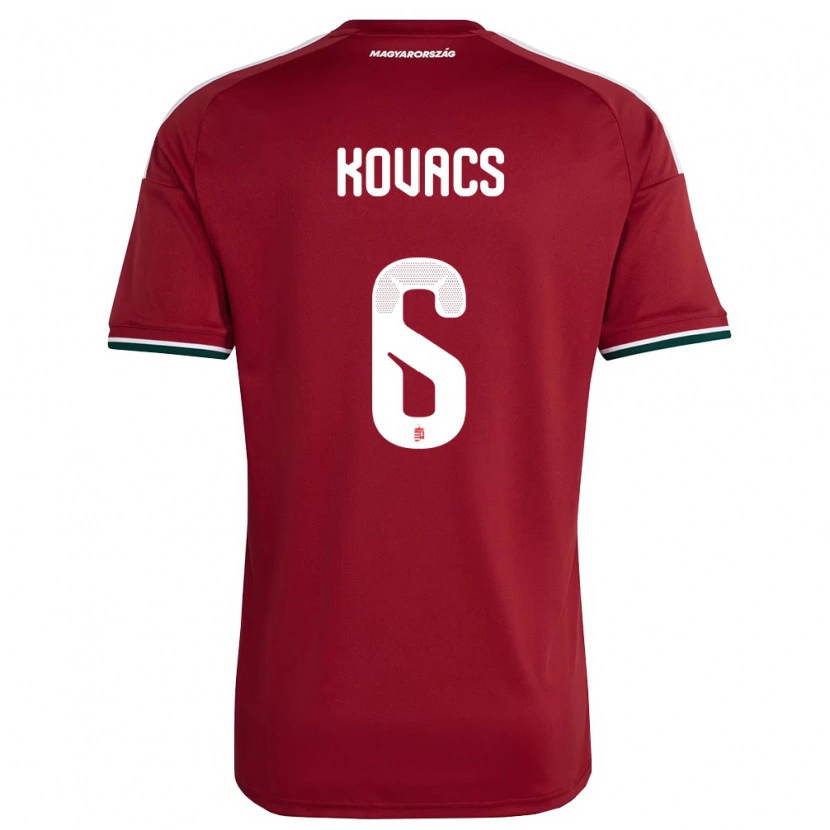 Danxen Men Hungary Noel Kovács #6 Red White Green Home Jersey 26-28 T-Shirt