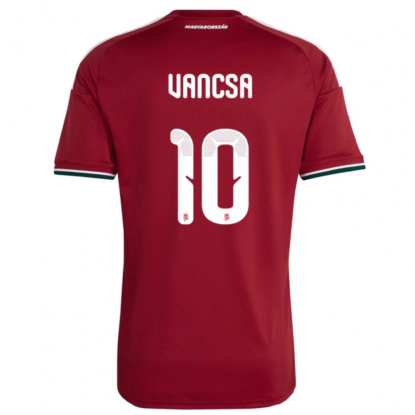Danxen Men Hungary Zalán Vancsa #10 Red White Green Home Jersey 26-28 T-Shirt