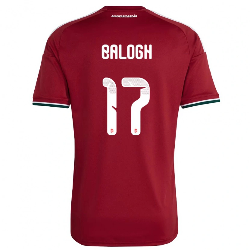 Danxen Men Hungary Áron Balogh #17 Red White Green Home Jersey 26-28 T-Shirt