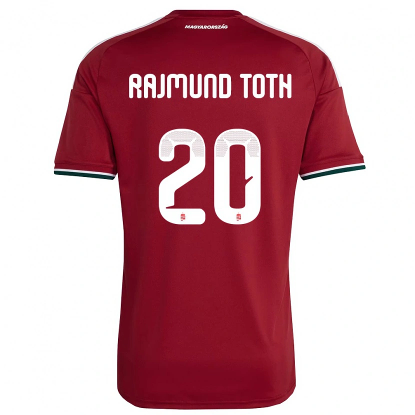 Danxen Men Hungary Rajmund Tóth #20 Red White Green Home Jersey 26-28 T-Shirt