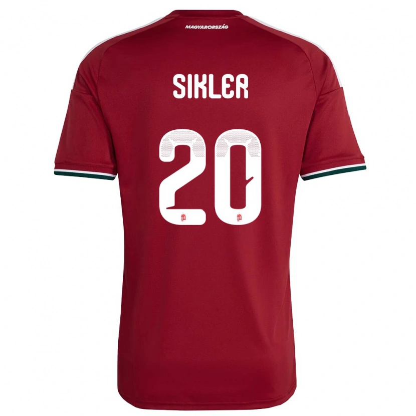 Danxen Men Hungary Kinga Sikler #20 Red White Green Home Jersey 26-28 T-Shirt