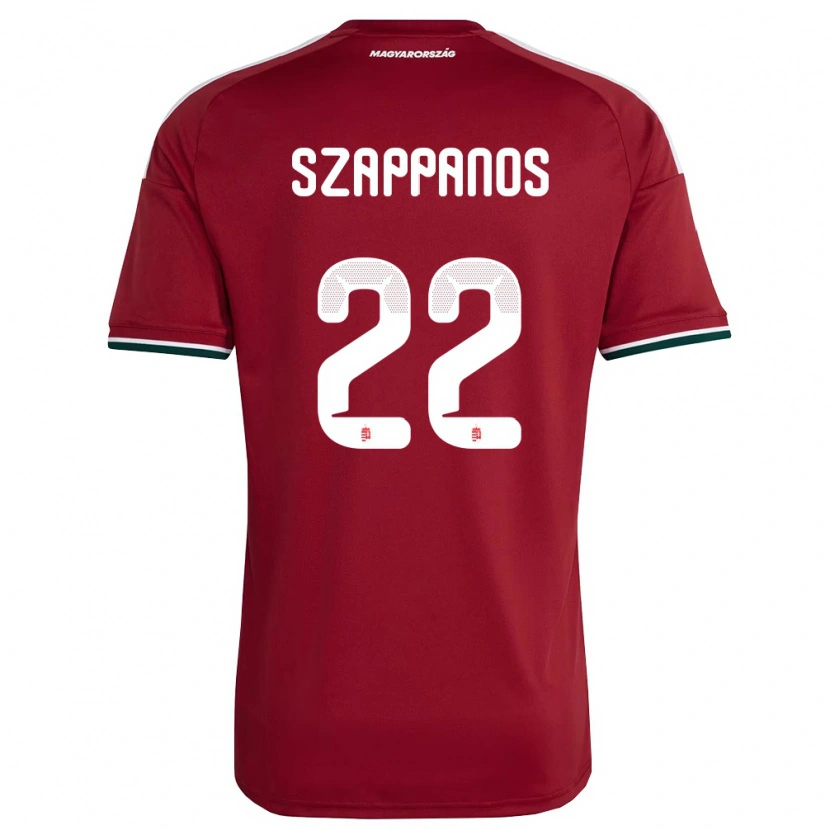 Danxen Men Hungary Péter Szappanos #22 Red White Green Home Jersey 26-28 T-Shirt