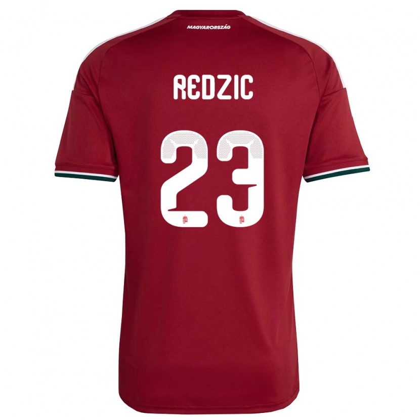 Danxen Men Hungary Damir Redzic #23 Red White Green Home Jersey 26-28 T-Shirt