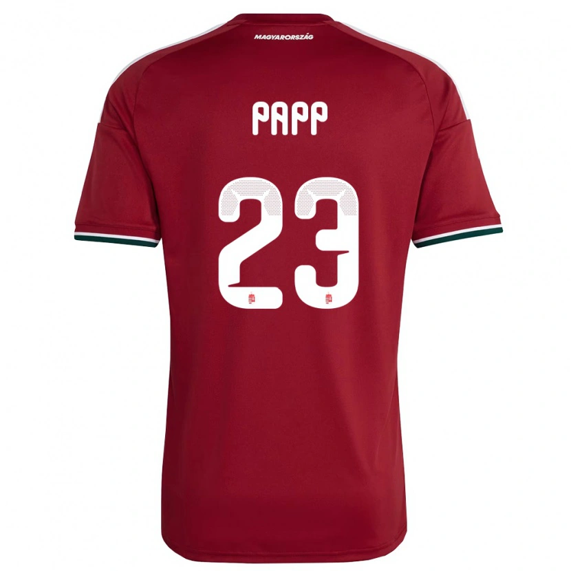 Danxen Men Hungary Luca Papp #23 Red White Green Home Jersey 26-28 T-Shirt